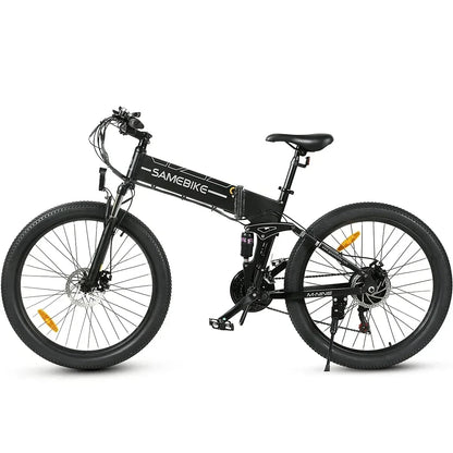 Bicicleta eléctrica plegable de montaña para adulto, bici con Motor de 900W, batería de litio de 48V y 14Ah, 60KM de autonomía, 26 pulgadas