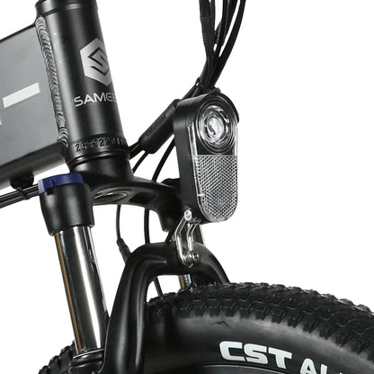 Bicicleta eléctrica plegable de montaña para adulto, bici con Motor de 900W, batería de litio de 48V y 14Ah, 60KM de autonomía, 26 pulgadas